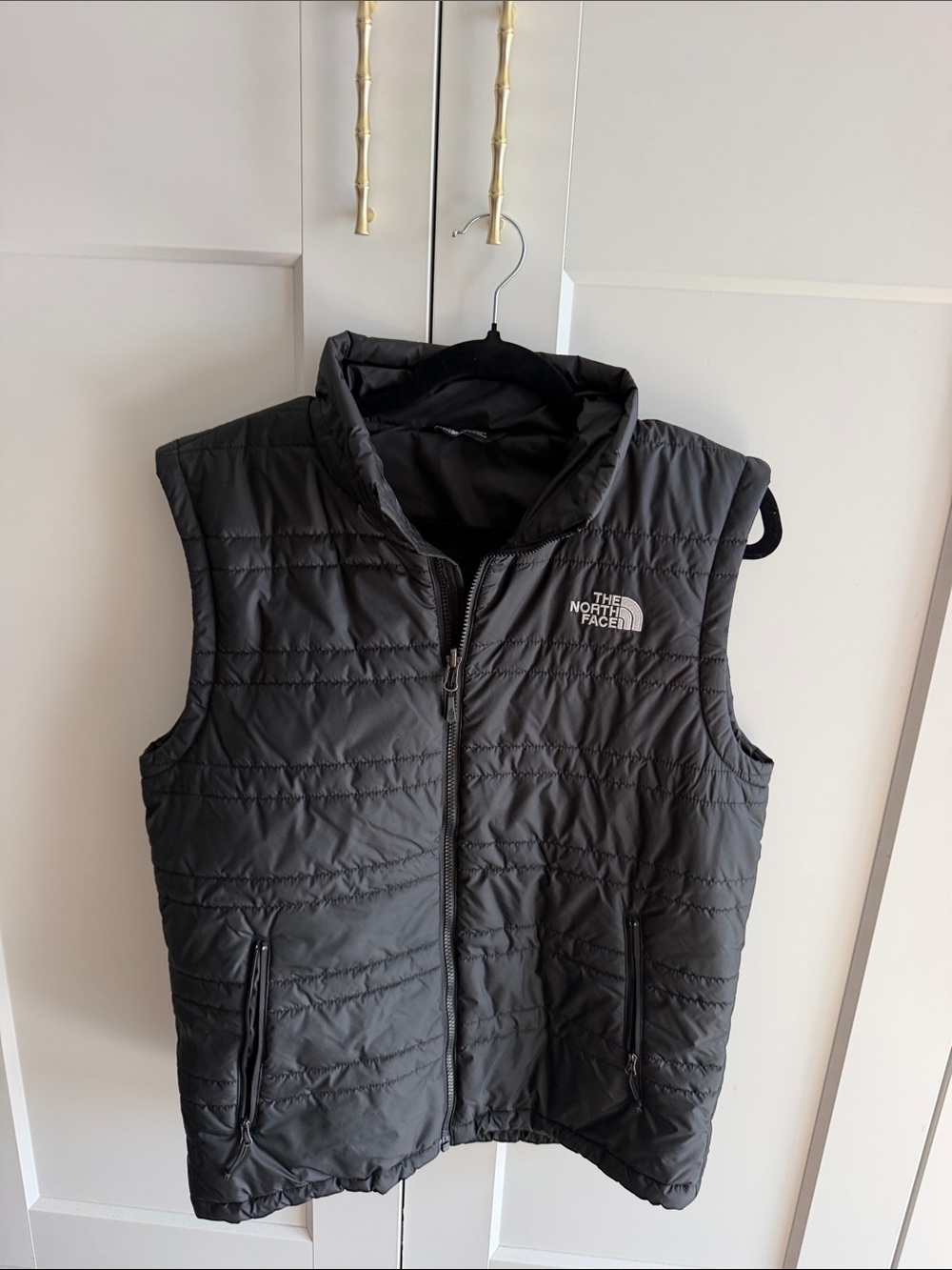 The North Face Black Quilted Insulated Vest